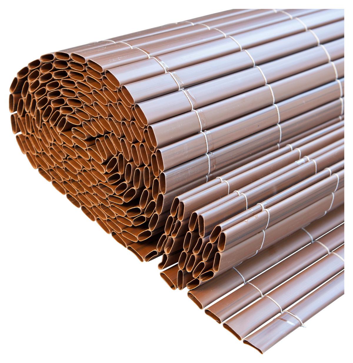 Sichtschutz Presidio Walnuss 300x120 cm Witterungsbeständig - Walnussfarben, Basics, Kunststoff (300/120cm)