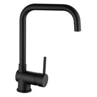 Küchenarmatur Futura Schwarz Schwenkbar Niederdruck - Schwarz, Design, Metall (11,2/31,9/25,9cm)