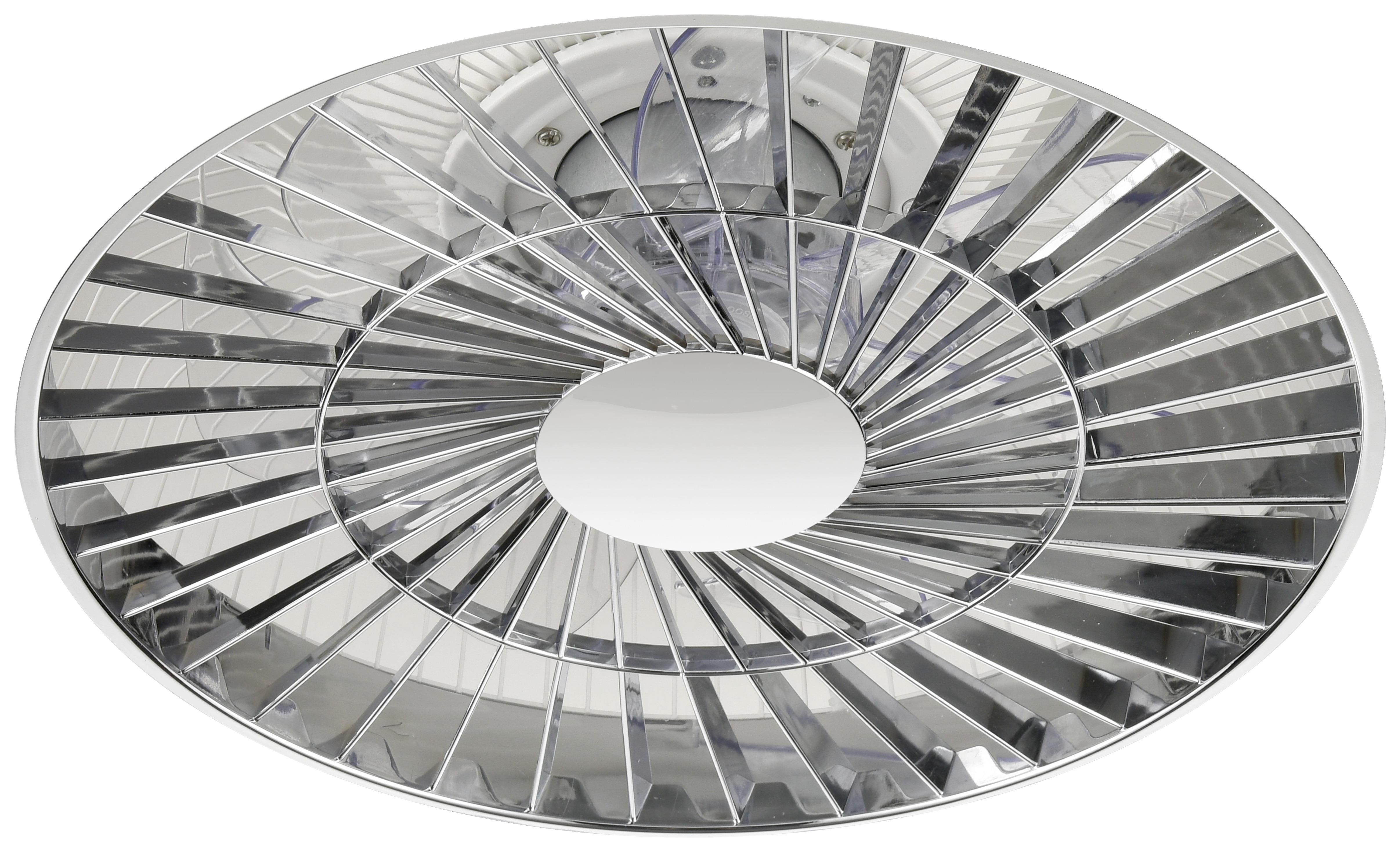 LED stropní svítidlo Luftiku s ventilátorem Ø 59cm - bílá, Konvenční, plast (59/19,5cm) - Premium Living