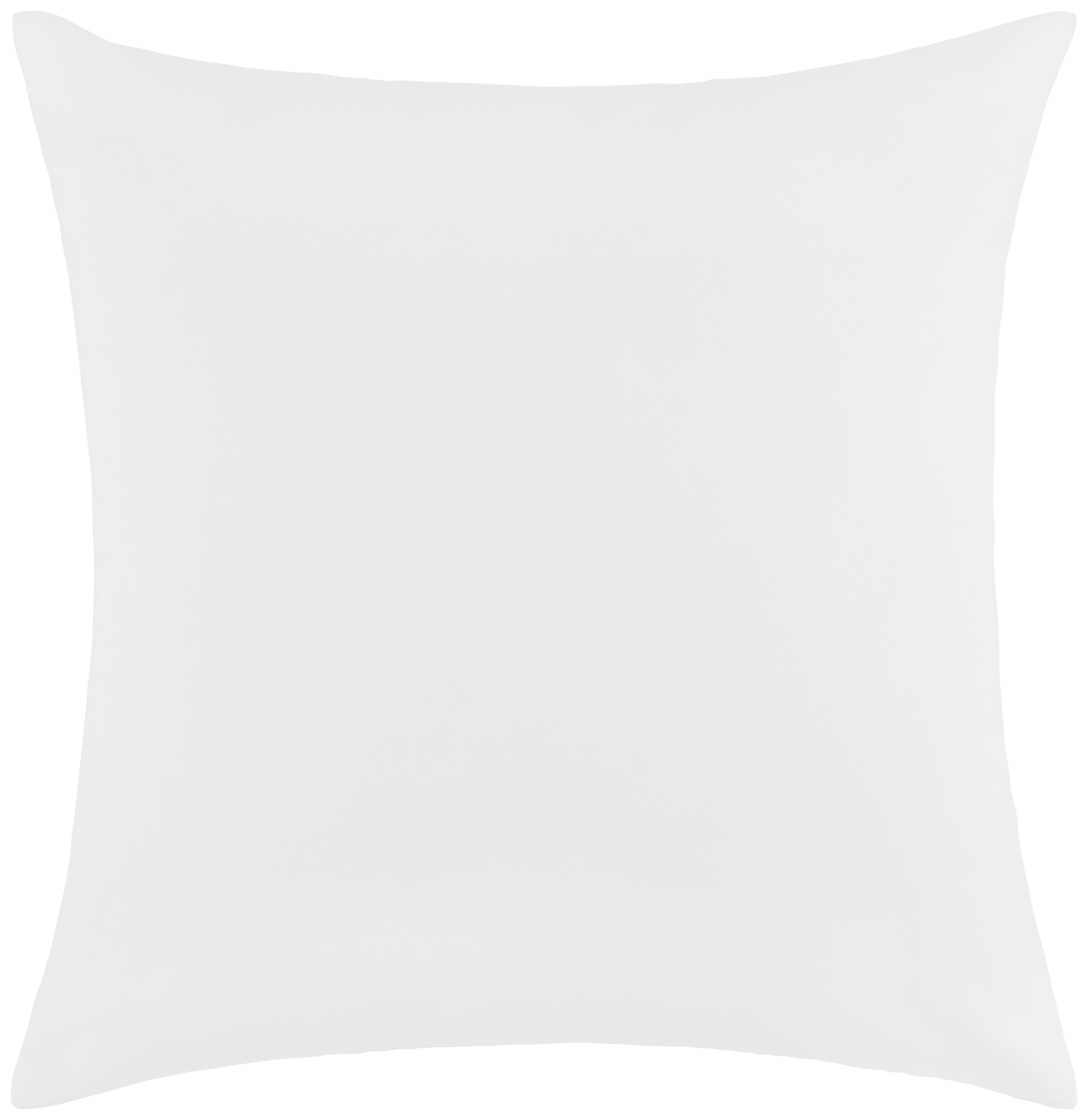 Dekoračný Vankúš Felix, 45/45cm, Sivobiela - biela, Konvenčný (45/45cm) - Modern Living