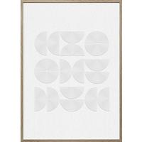 Obraz na plátně MIKE, 50x70x2,2cm - bílá/přírodní barvy, Moderní, kompozitní dřevo/plast (50/70/2,2cm) - Mömax