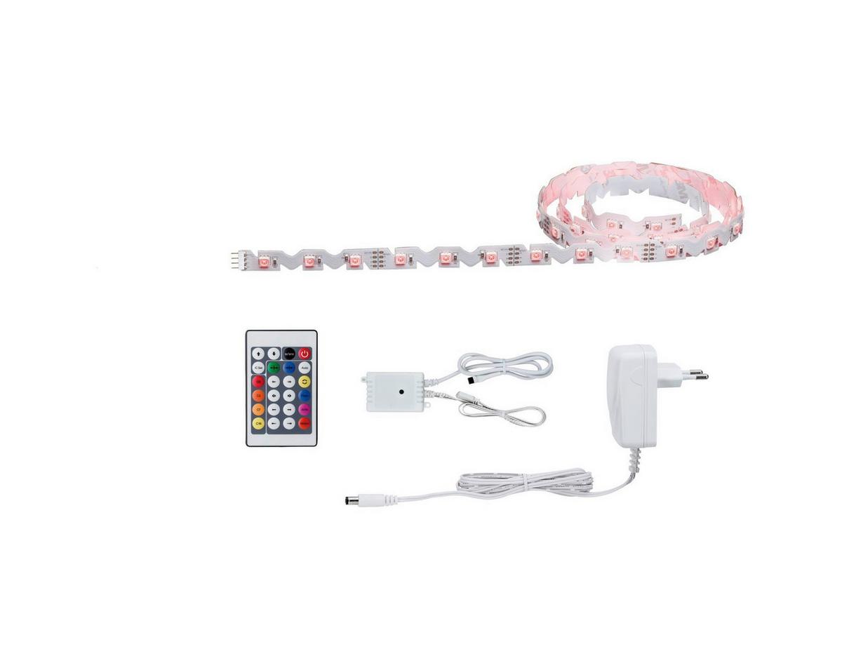 Led-streifen Farbwechsler L: 1,50 Cm Dimmbar - Weiß, Design, Kunststoff (150/1,3/0,2cm) - Paulmann