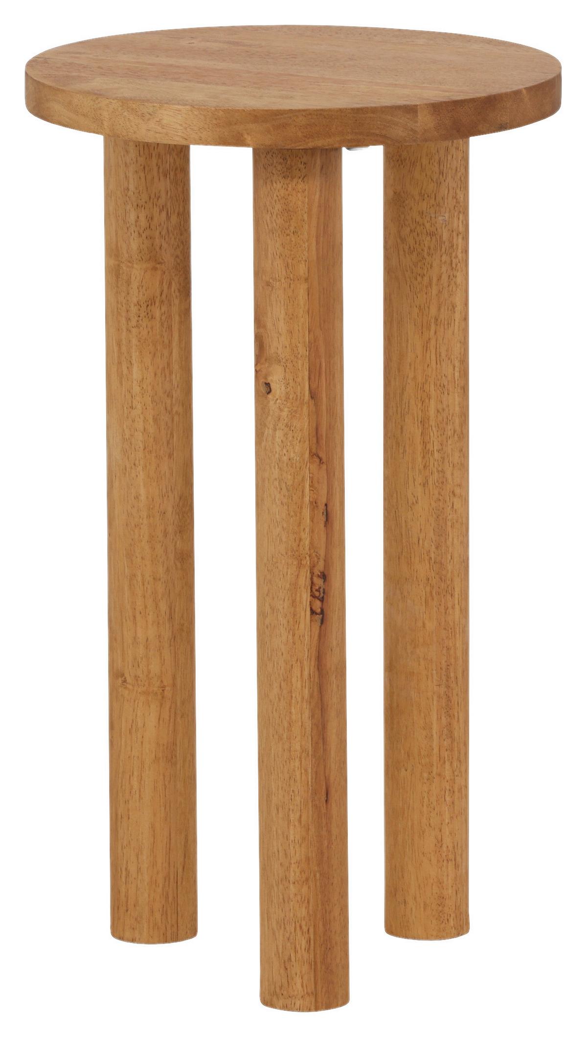 Beistelltisch Duxbury - Plankeneiche/Eichefarben, Design, Holz (35/35/60cm) - Livetastic