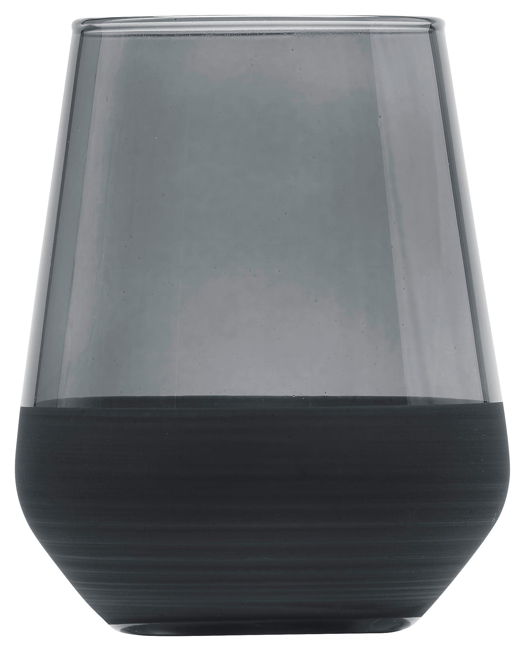 Pohár Na Pitie Black, 425 Ml - čierna, Moderný, sklo (6,8/11cm) - Premium Living