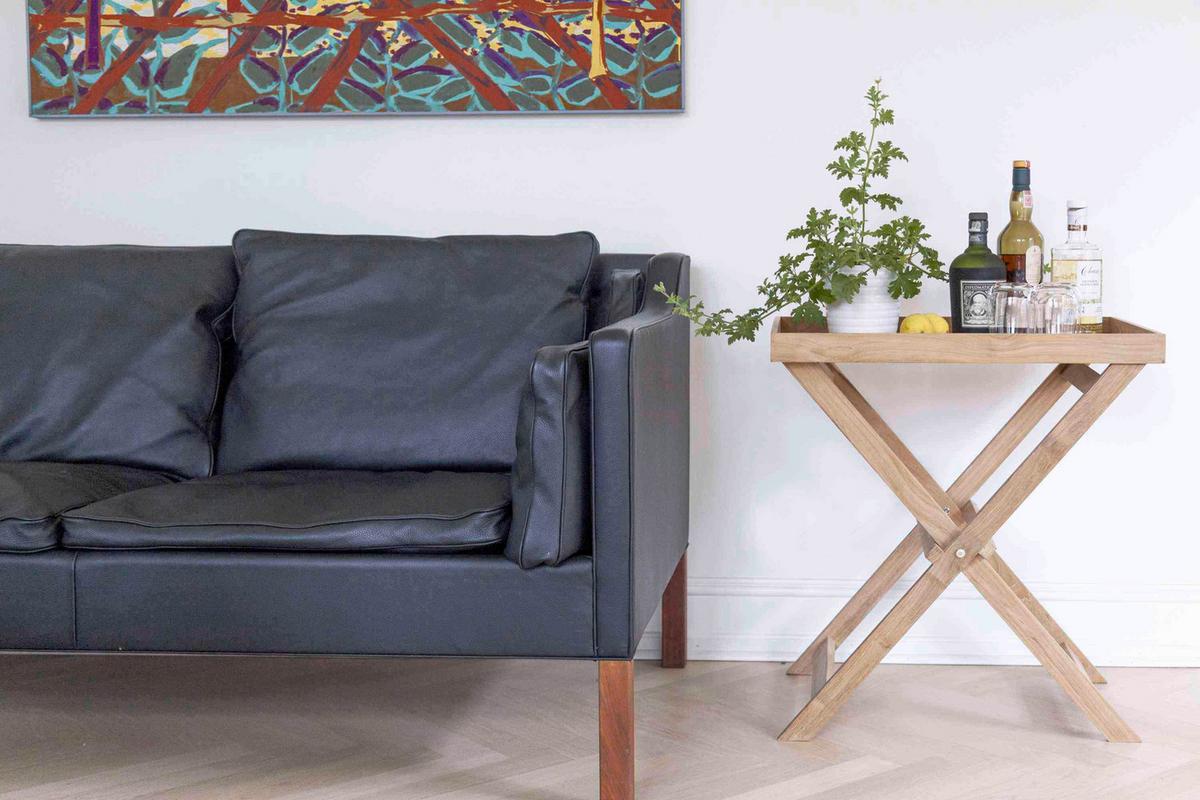 Gartentisch klappbar Tray Table Teakholz L 60 cm - Teakfarben, KONVENTIONELL, Holz (60/40/65cm) - MID.YOU