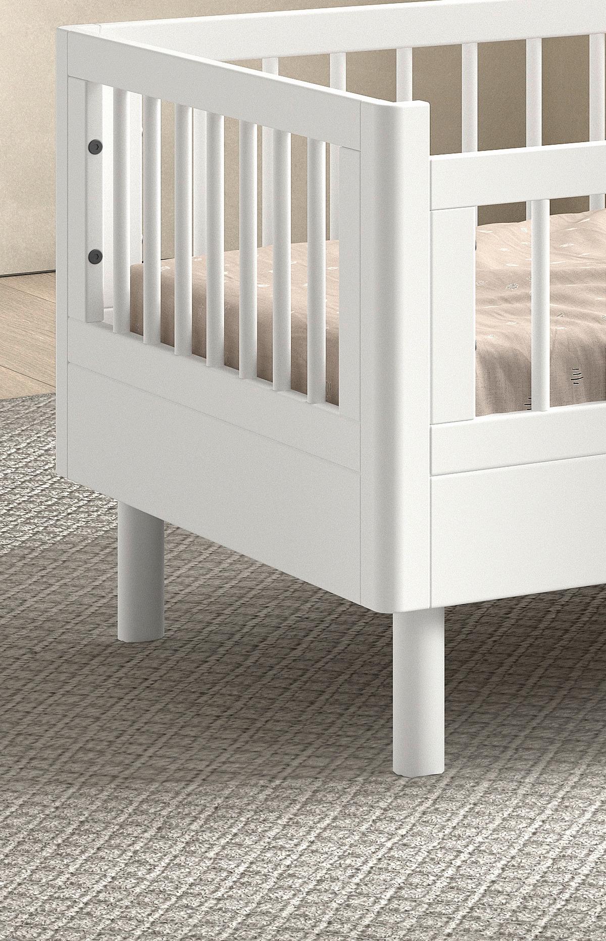 BETT Forrest Weiß 70x140cm - Weiß, MODERN, Holz (70/140cm) - Vipack