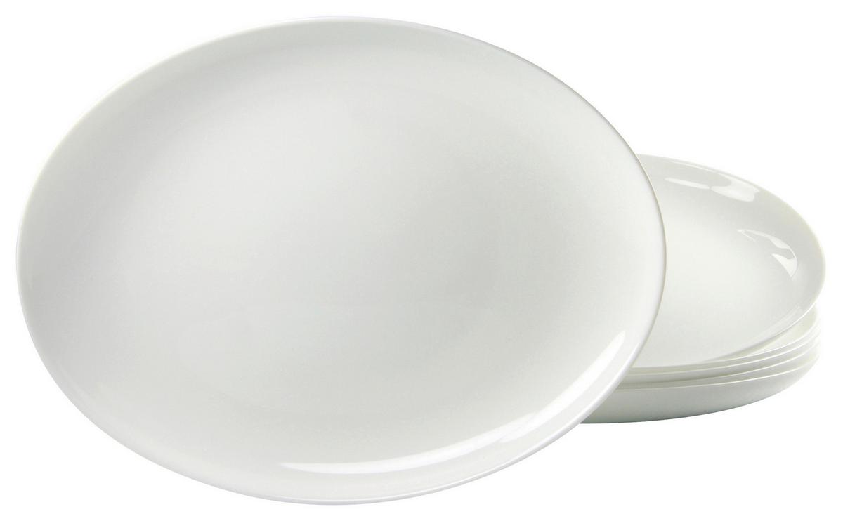 Sada talírů na grilování 15868 1 - bílá, Basics, sklo (33cm) - Creatable