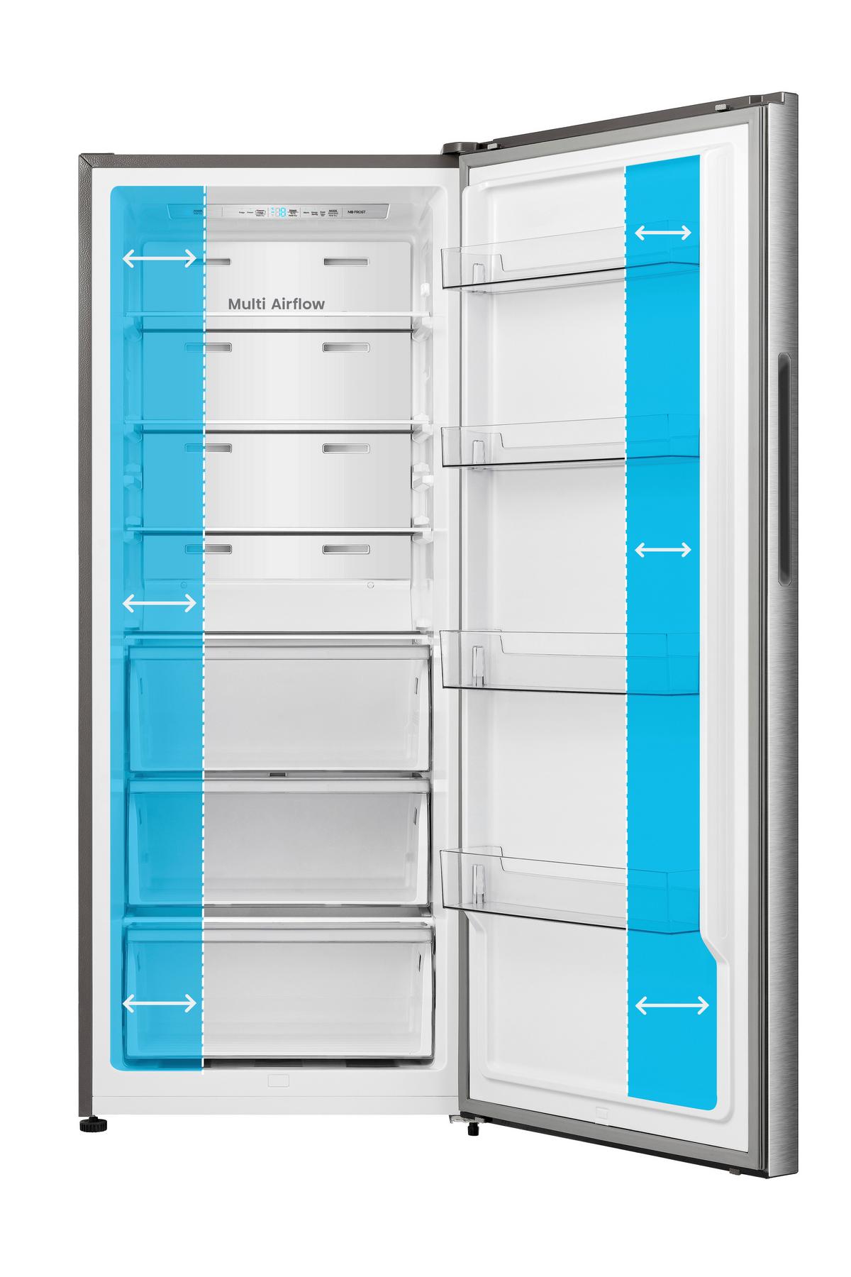 Gefrierschrank Gn 3840 - Grau, Basics, Metall (70/172/68,5cm) - Nabo