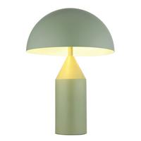 Tischleuchte 21030bg - Weiß/Hellgrün, Design, Metall (28/39cm) - Globo