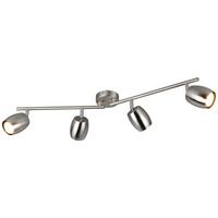 Strahler Greta - Nickelfarben, KONVENTIONELL, Kunststoff/Metall (78/16,5/8cm) - Luca Bessoni