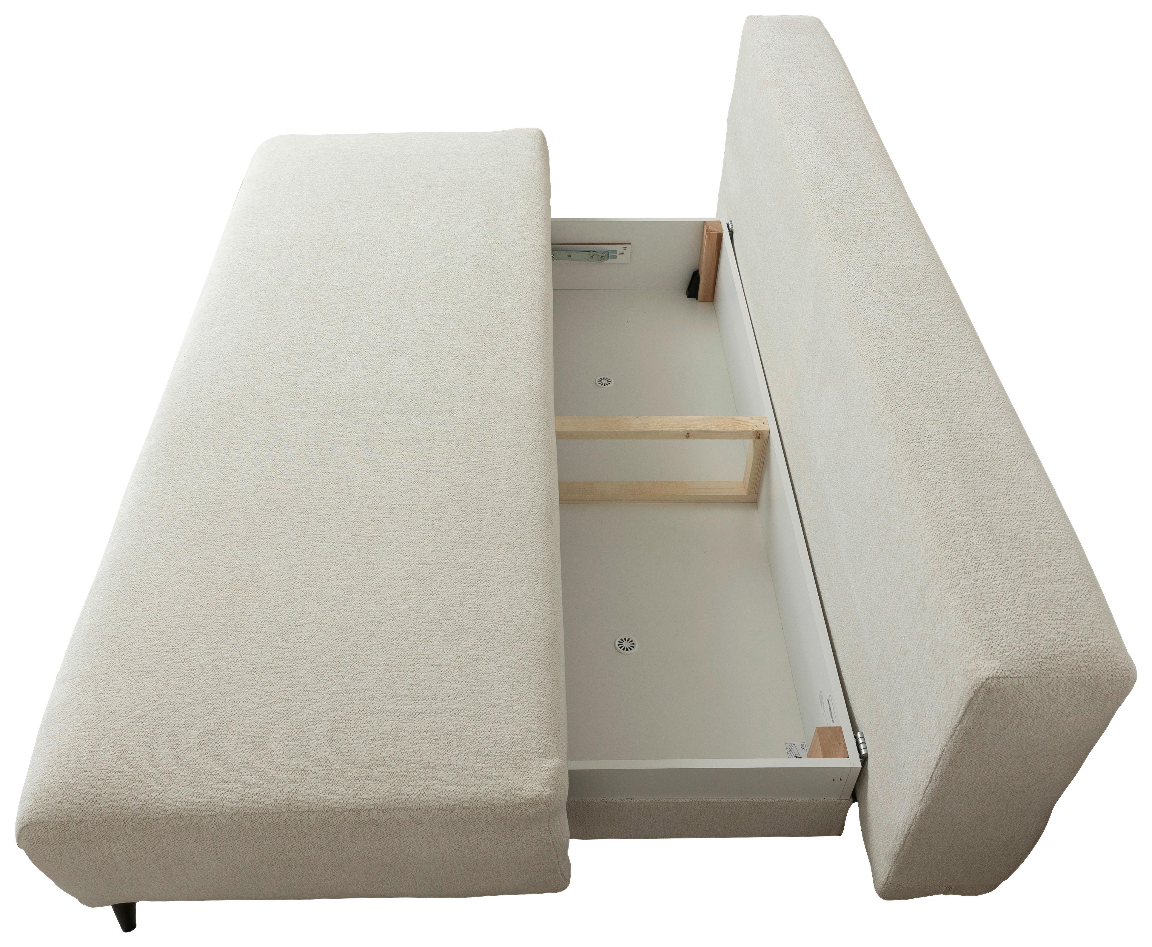 Schlafsofa Time Beige, B: 200 Cm
