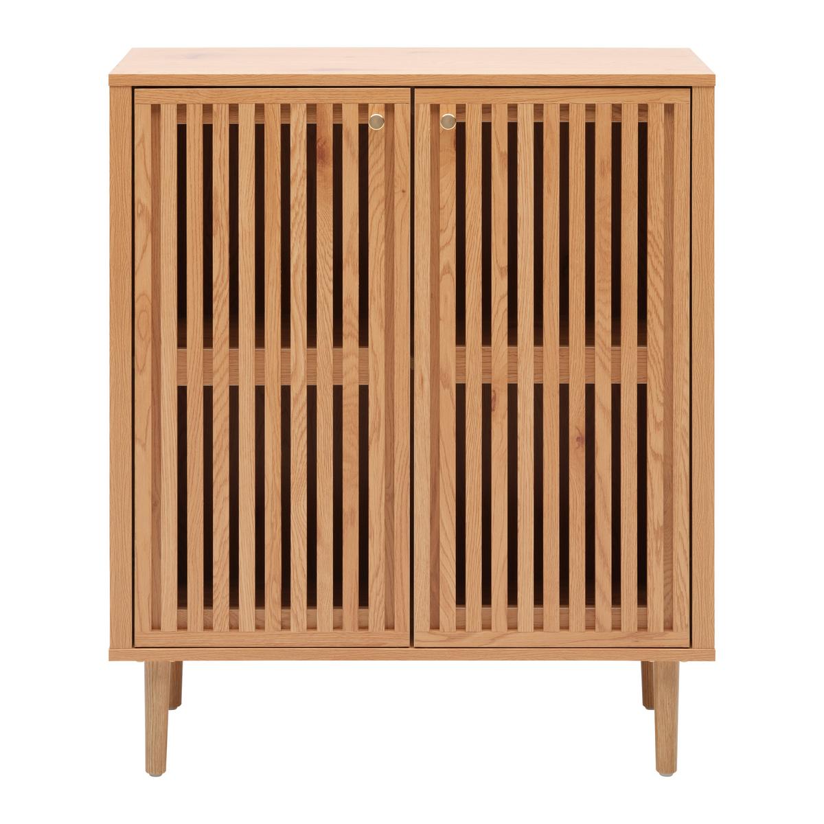 KOMODA BARCELONA -EXKLUSIV- - přírodní barvy/barvy zlata, Lifestyle, kov/kompozitní dřevo (76/90/35cm) - Mömax