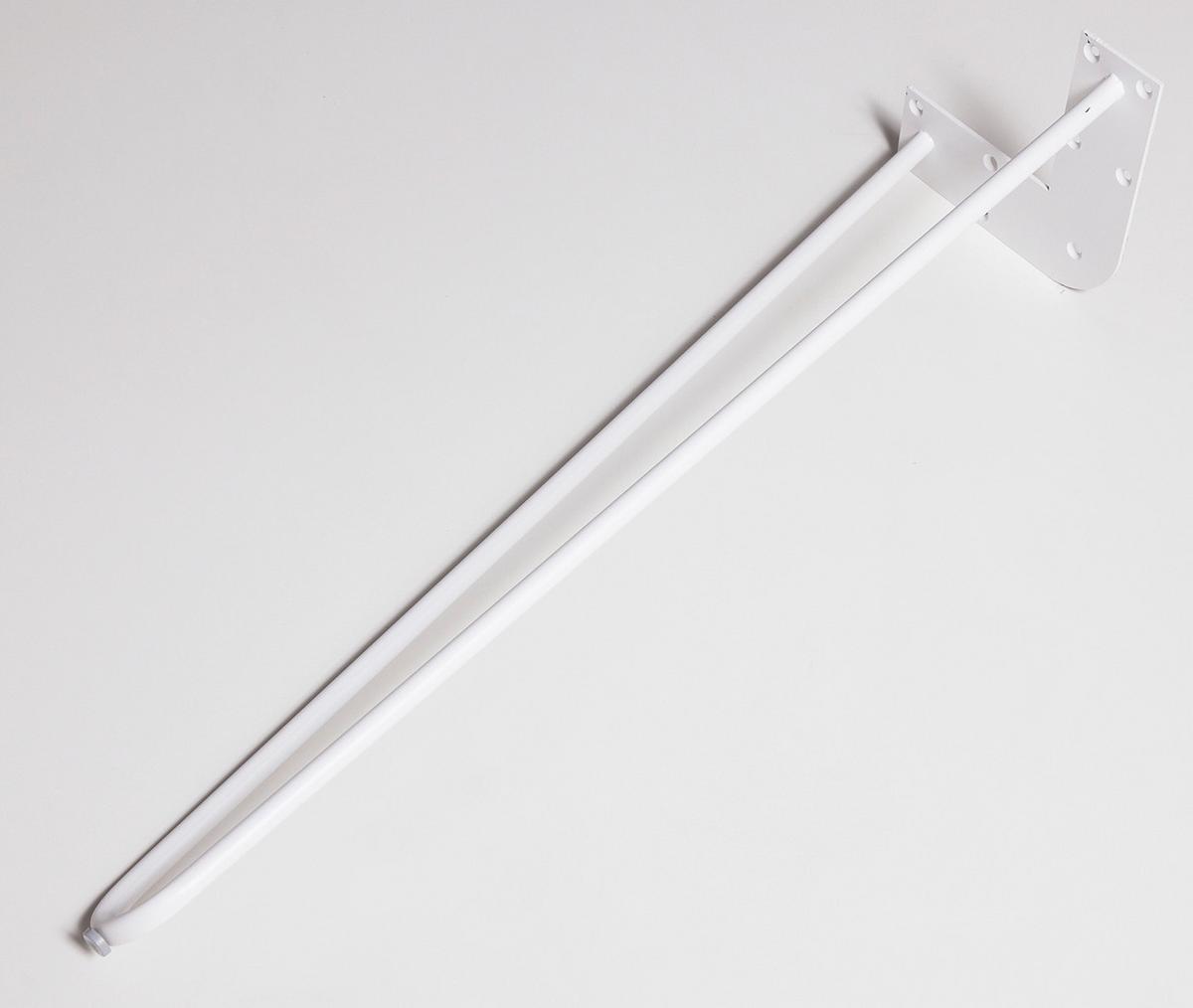 Tischgestell Stahl Weiß Bxh: 70x71 Cm, Hairpin - Weiß, Basics, Metall (70/71cm)