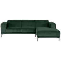 Ecksofa Erno Grün S: 262 Cm - Schwarz/Grün, Design, Textil (262/183cm) - MID.YOU