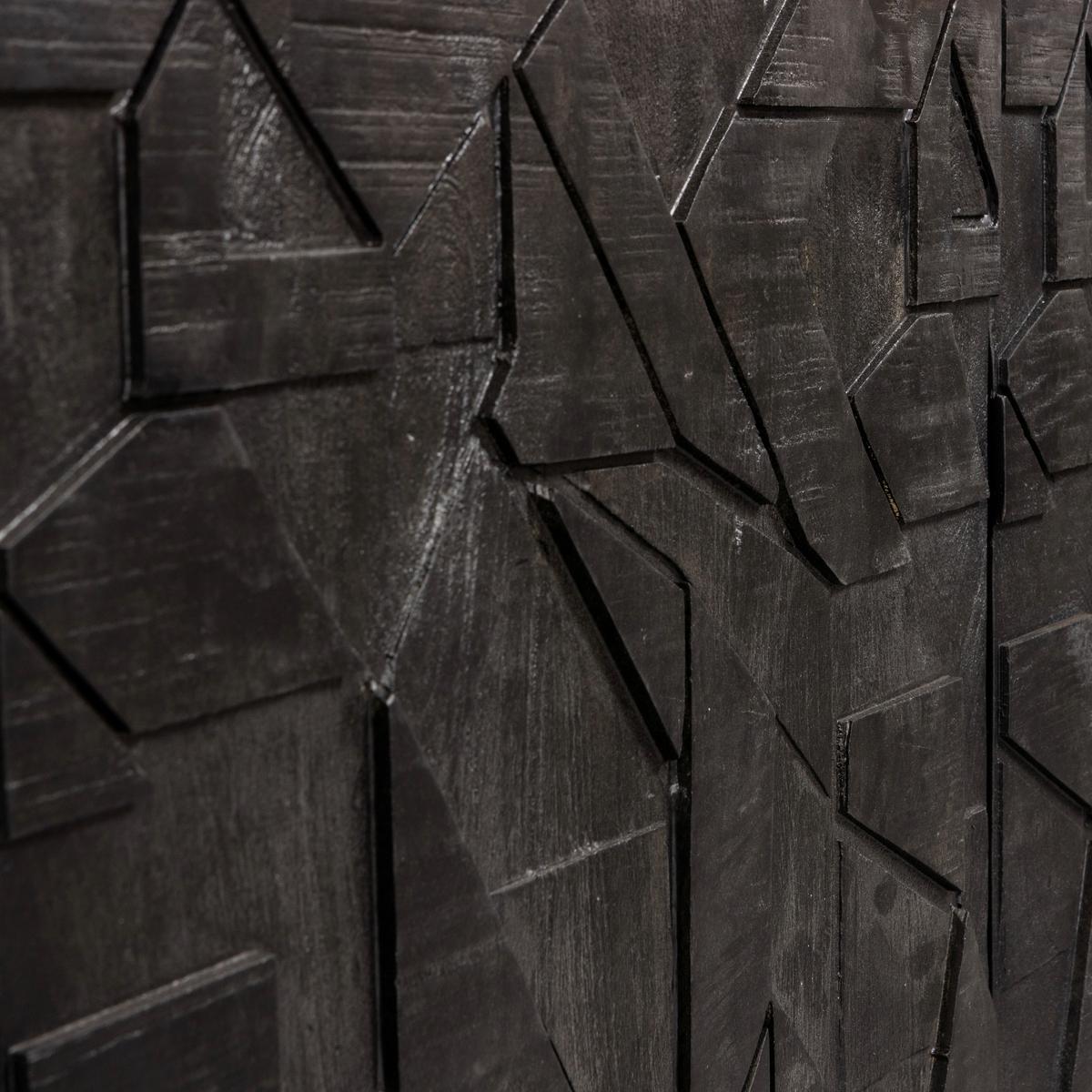 Lowboard Counter Schwarz B: 160cm - Schwarz, Design, Holz (160/50/45cm) - Livetastic