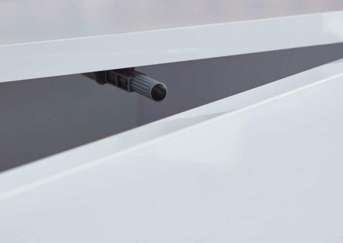 Sideboard Mailand Weiß/Eiche Artisan B: 211 cm - Weiß Hochglanz/Eiche Artisan, MODERN, Holzwerkstoff (211/86/33cm) - MID.YOU