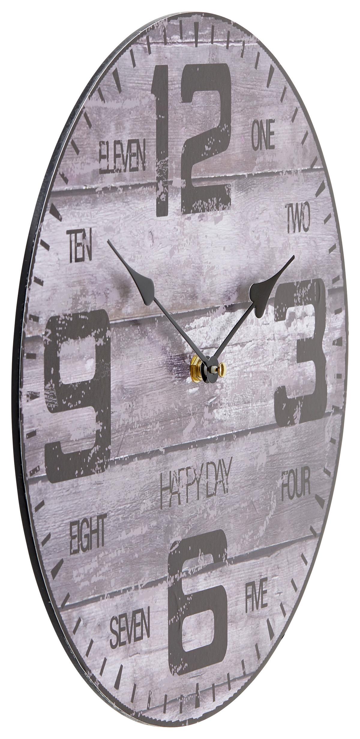 Wanduhr Alexandros Versch. Designs, D: 35 Cm - Multicolor, Basics, Papier/Holzwerkstoff (35cm) - Luca Bessoni