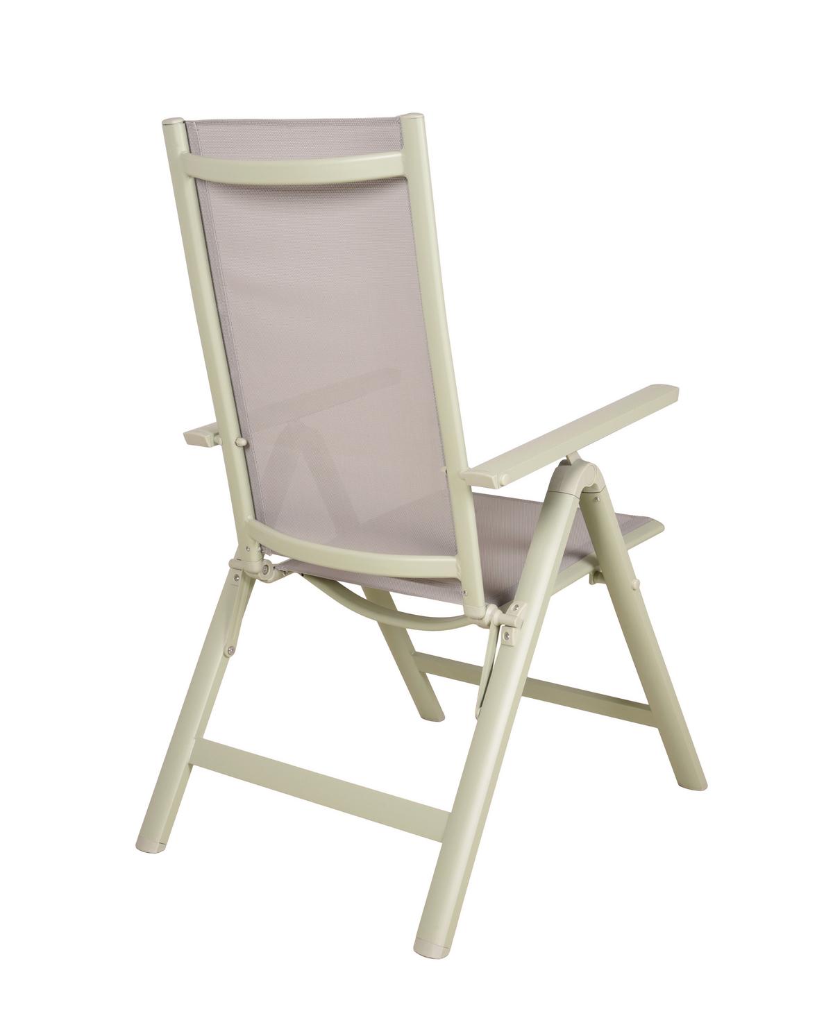 GARTENKLAPPSTUHL-SET HOCHLEHNER LENOLA, 2ER SET - Salbeigrün/Grau, MODERN, Kunststoff/Metall (59,5/107/73cm) - Gardenson