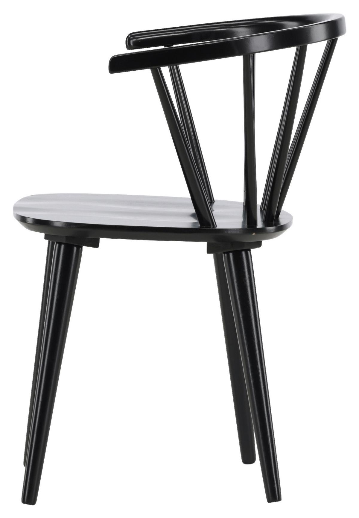 Stuhl-Set Bobby - Schwarz, Design, Holz (55/75/53cm) - Livetastic