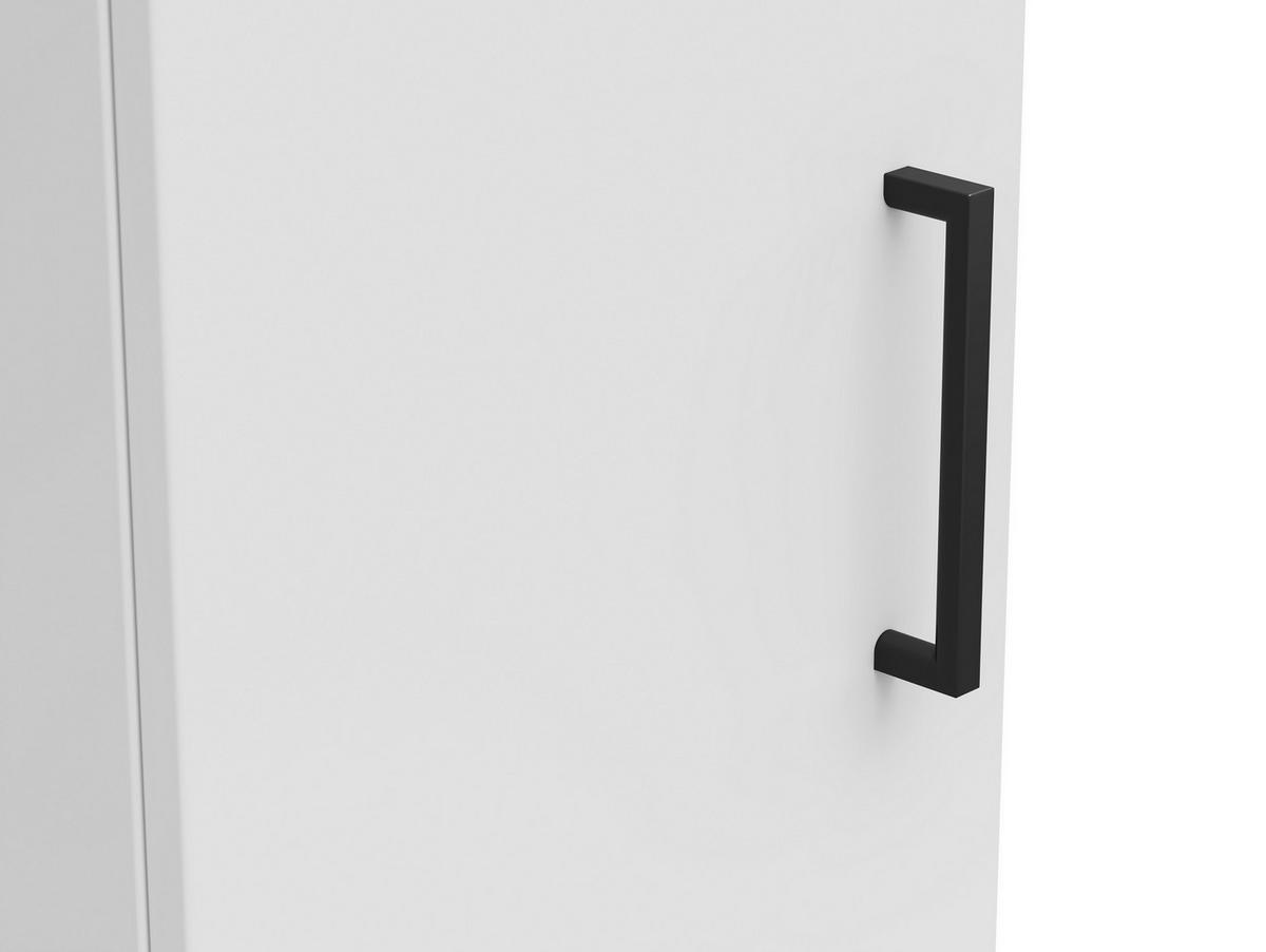 Skrinka MULTISTAURAUM š: 30cm - čierna/biela, Modern, kompozitné drevo/plast (30/83/40cm)