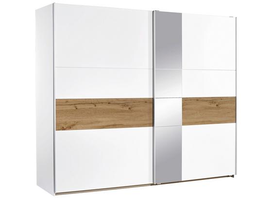 Schwebetürenschrank Korbach, 261cm - Eichefarben/Weiß, MODERN, Holzwerkstoff (261/210/59cm) Schwebetürenschrank Korbach, 261cm - Eichefarben/Weiß, MODERN, Holzwerkstoff (261/210/59cm)