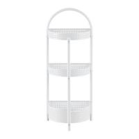 REGÁL ANCONA -EXKLUSIV/SB- - bílá, Moderní, kov (34/84.5/28cm) - Mömax