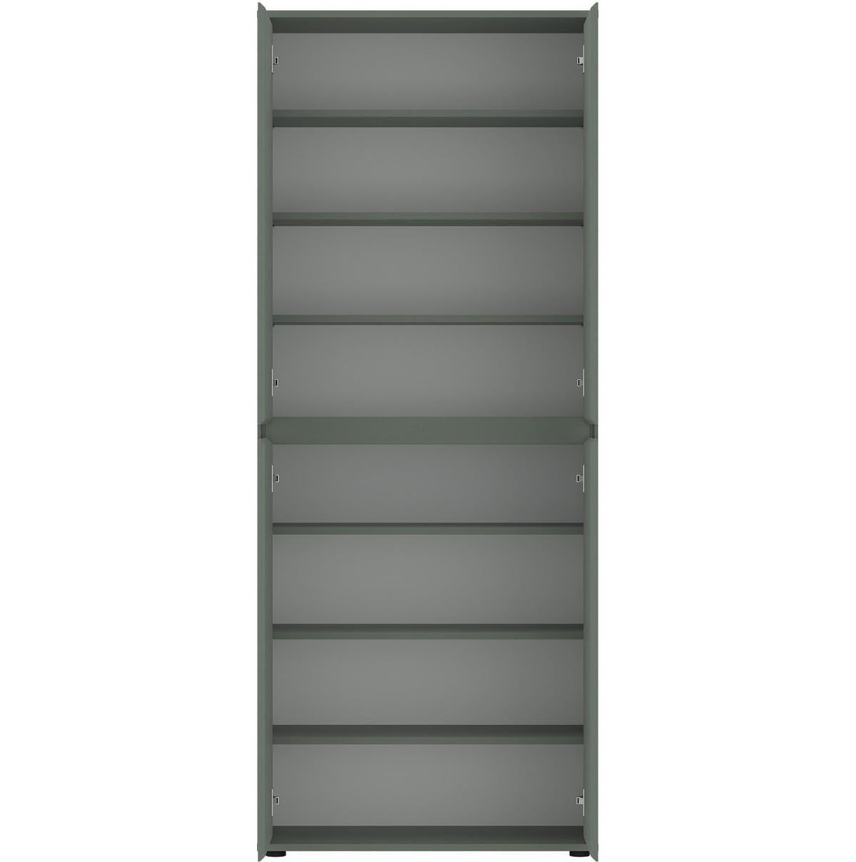 Garderobenschrank Zapato Salbeigrün B: 75cm - Salbeigrün, Design, Holzwerkstoff (75/185,9/35,3cm) - Livetastic