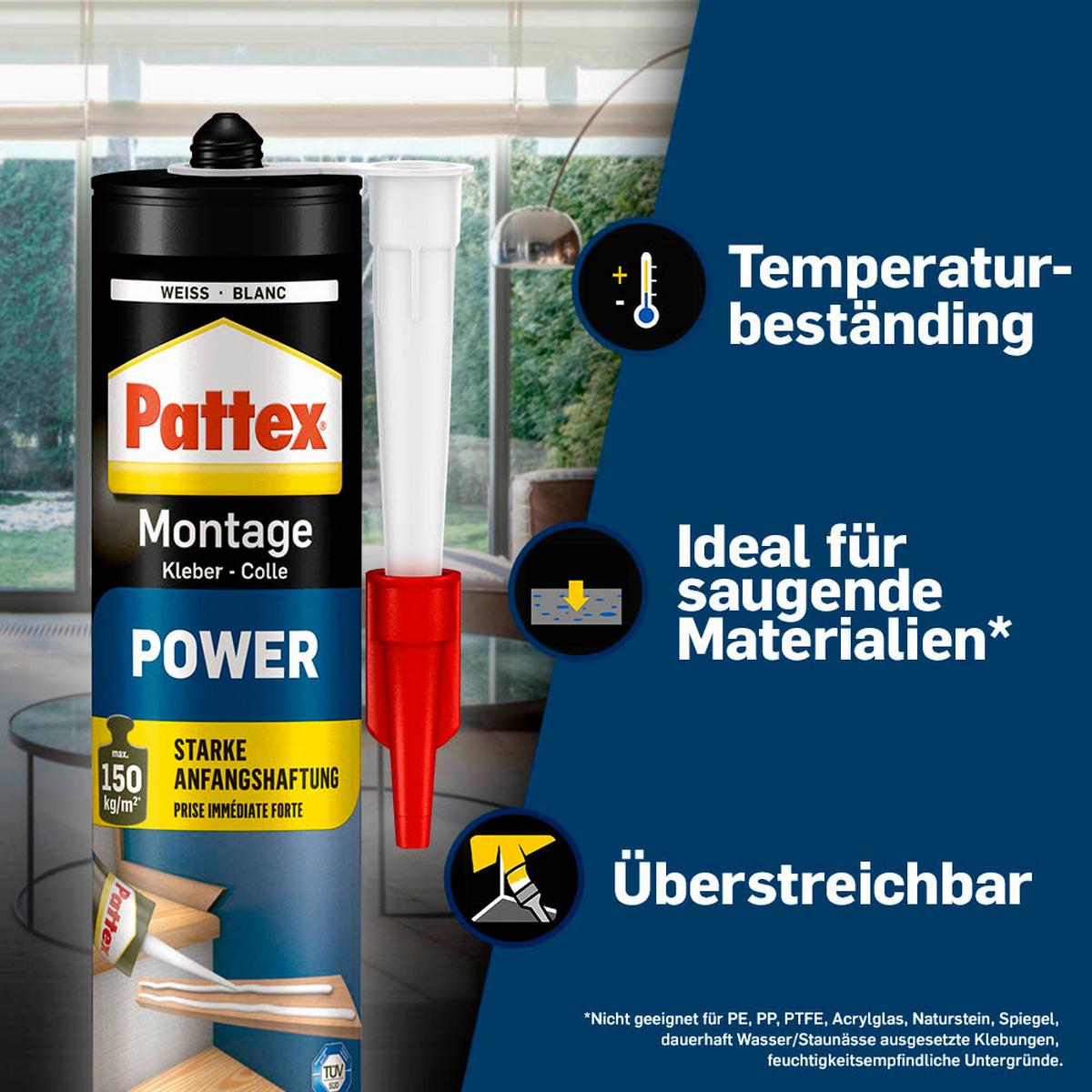 Montagekleber Duo-pack Starke &kraftvolle Befestigung - Basics, Kunststoff (10/23/5cm)