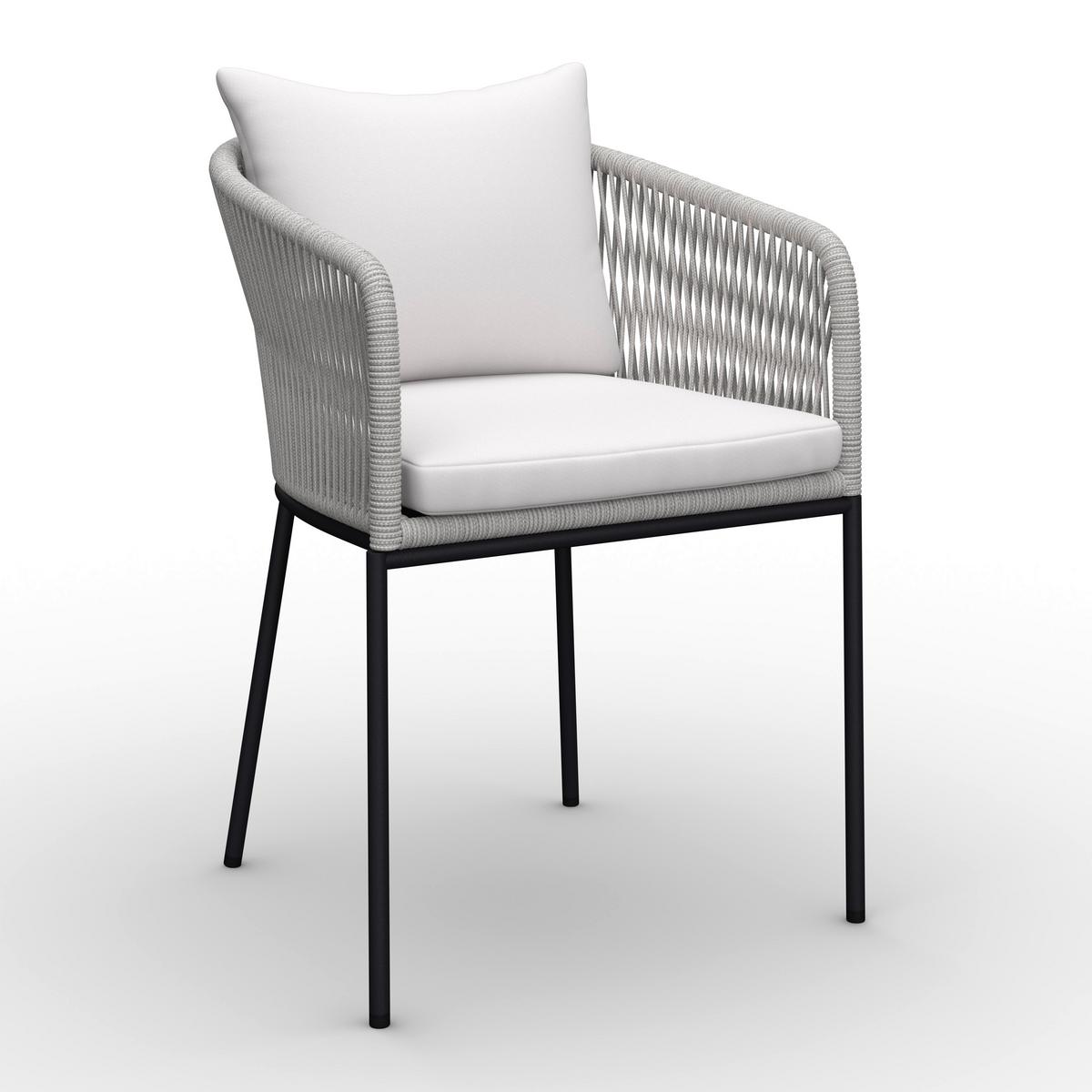 ZÁHRADNÁ SÚPRAVA GIOVANNA - farba akácie/sivá, Modern, kov/drevo - Bessagi Garden