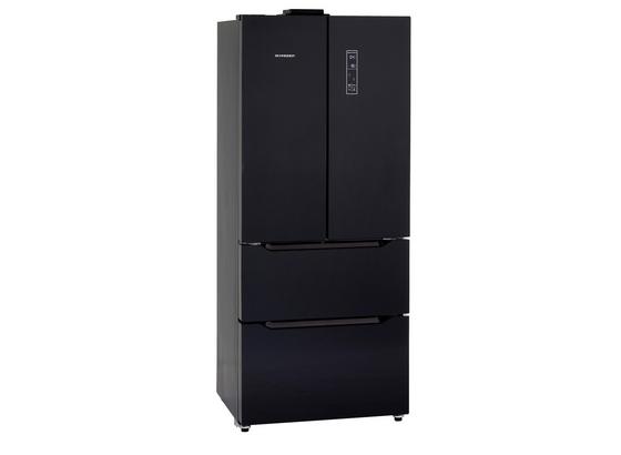 Kühl-Gefrier-Kombination Schneider Sfd410a++nf Bg - Schwarz, Basics, Glas/Metall (75,3/184,6/66,8cm) Kühl-Gefrier-Kombination Schneider Sfd410a++nf Bg - Schwarz, Basics, Glas/Metall (75,3/184,6/66,8cm)