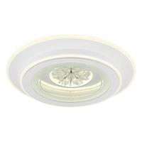 Led-deckenleuchte 48035-36 - Klar/Chromfarben, KONVENTIONELL, Kunststoff/Metall (46/6,5cm) - Globo