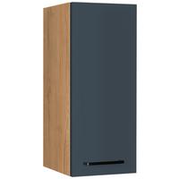Küchenoberschrank Easytouch - Blau/Eichefarben, MODERN, Holzwerkstoff (30/72/35cm) - Nobilia