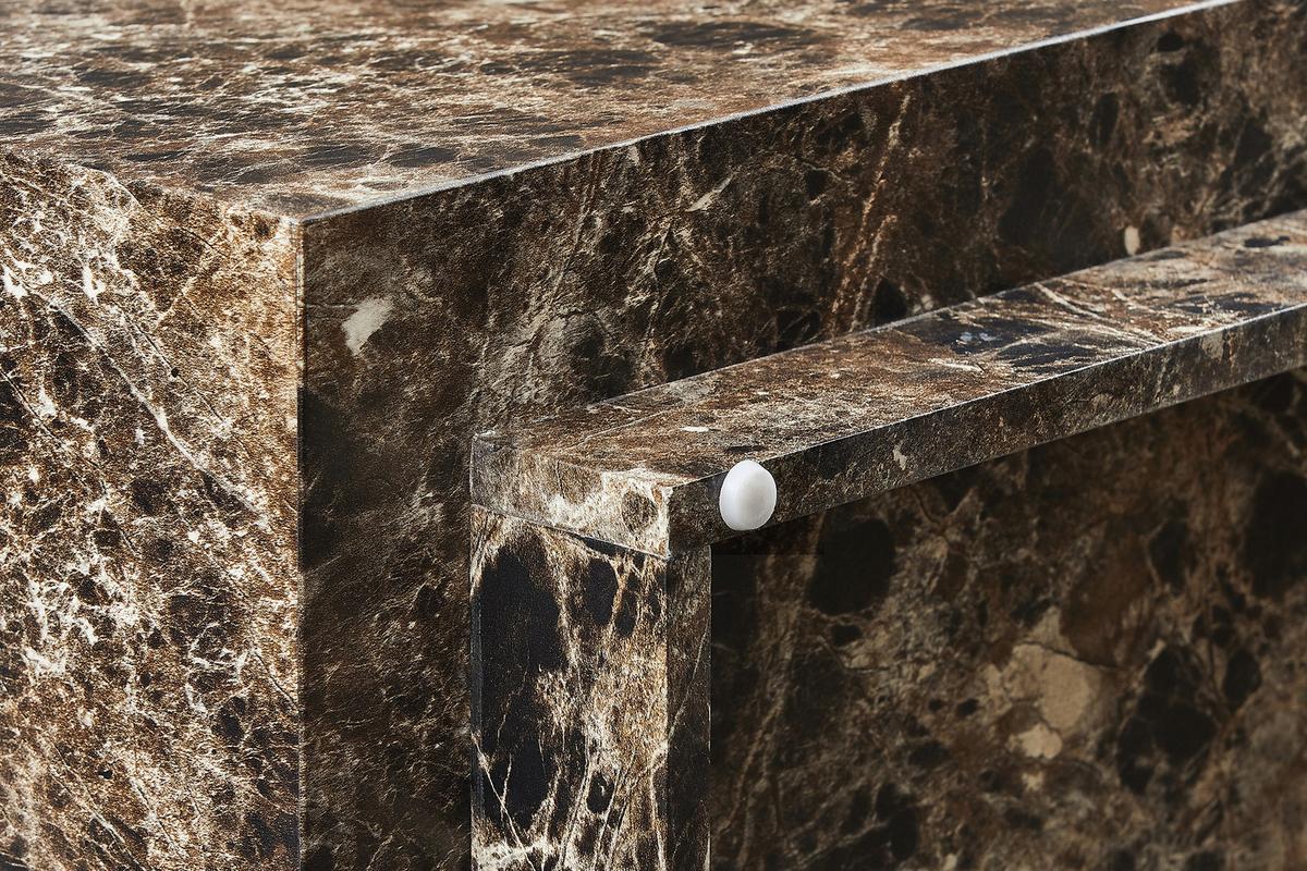 Couchtisch Braun B: 75 Cm - Braun, Design, Holzwerkstoff (120/75/35cm) - Livetastic