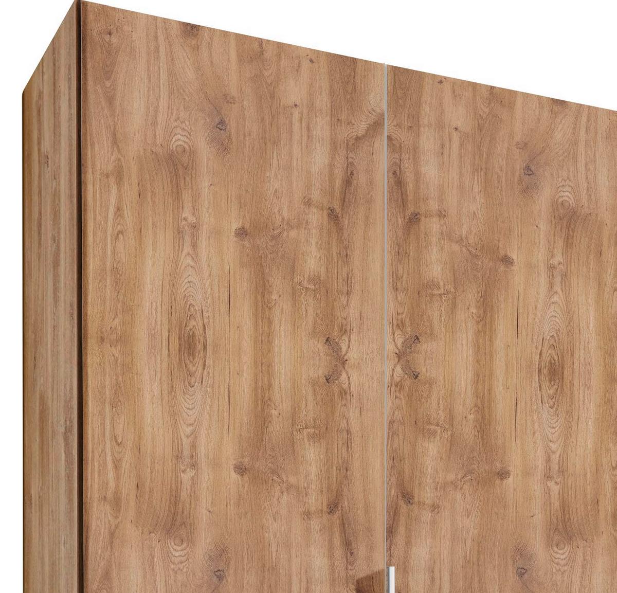 Drehtürenschrank Mit Laden 300cm Level 36a, Eiche Dekor - Eichefarben, MODERN, Holzwerkstoff (300/216/58cm) - MID.YOU