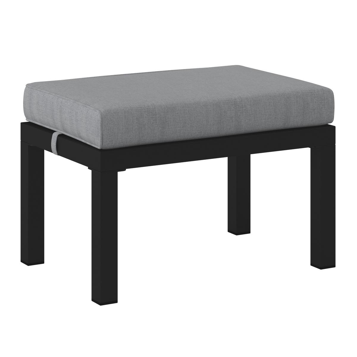 Záhradná sedacia súprava PERGOLINA - sivá/svetlosivá, Modern, kov/textil (194/245cm) - Bessagi Garden