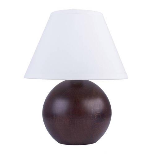 Tischleuchte 4110104 Ball - Wenge - Wengefarben, KONVENTIONELL, Holz (20/27cm)