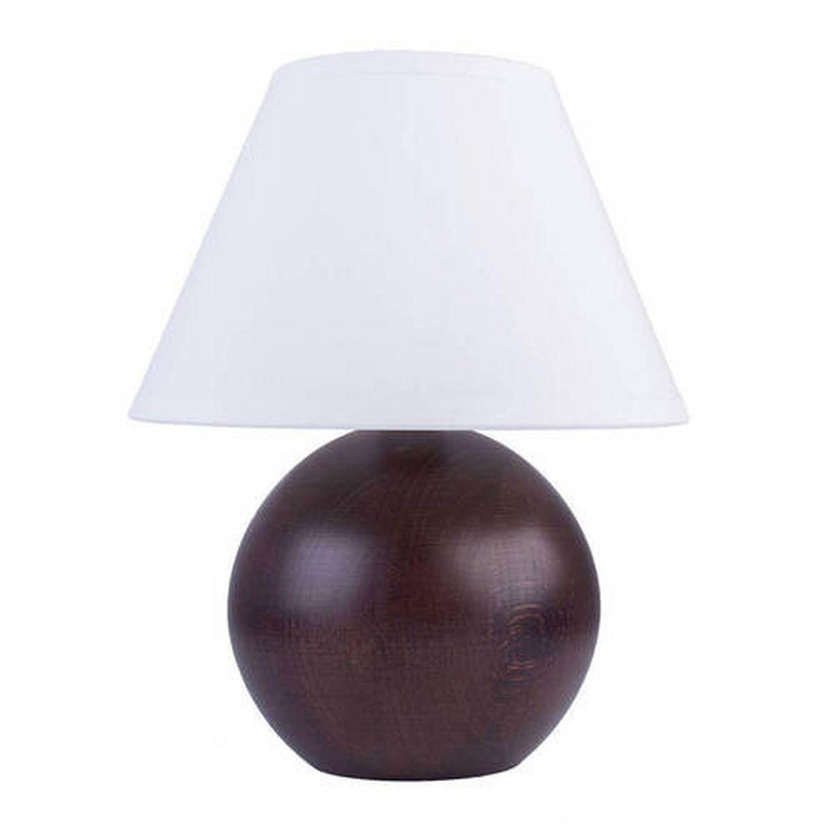 Tischleuchte 4110104 Ball - Wenge - Wengefarben, KONVENTIONELL, Holz (20/27cm)