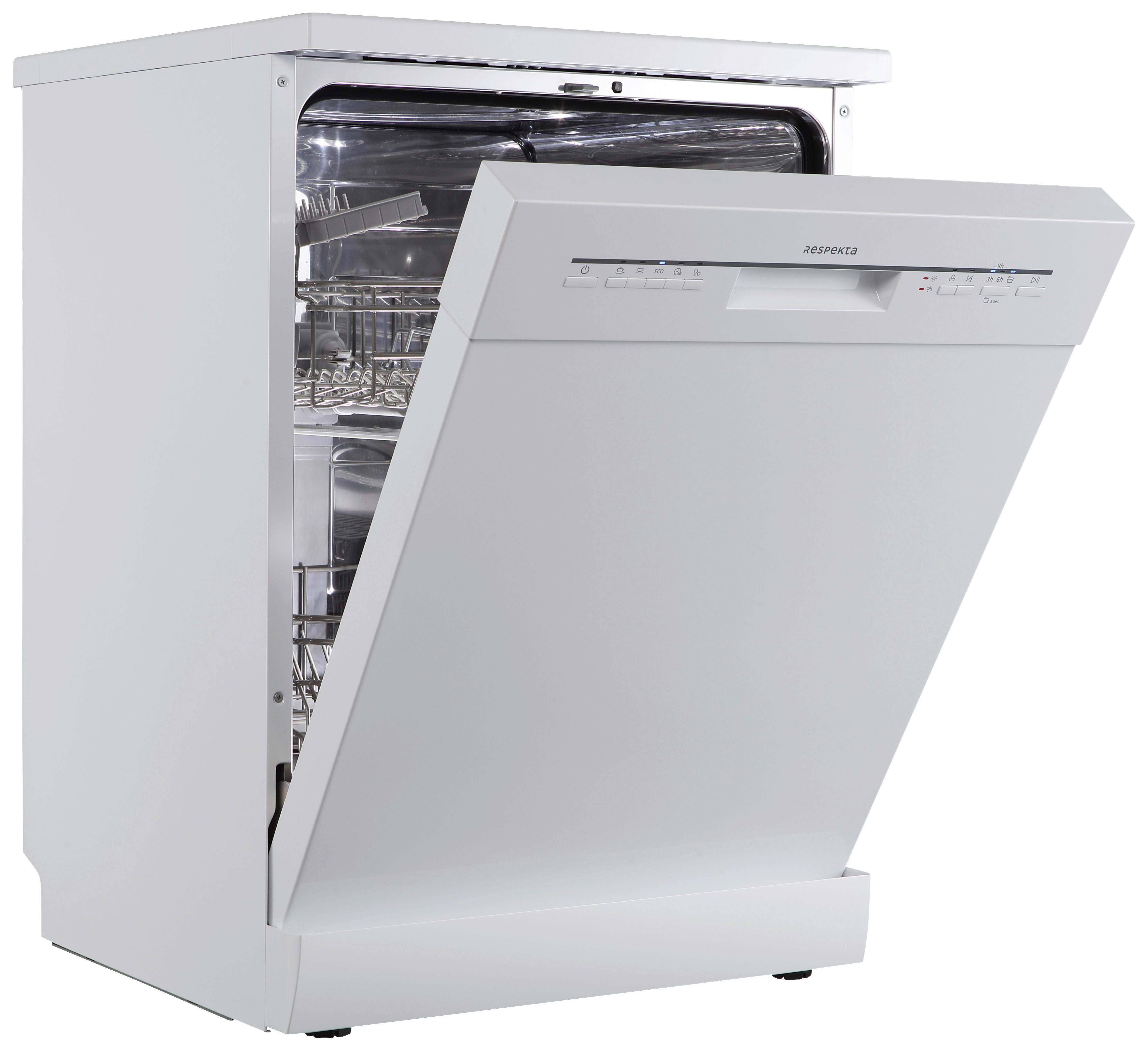 Geschirrspüler Weiß B: 59,8 Cm - Weiß, Basics, Kunststoff/Metall (59,8/84,5/60cm) - Respekta