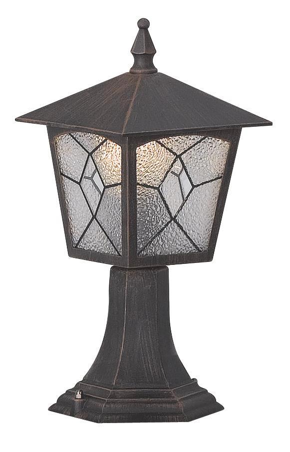 Kültéri Lámpa 3127 - Fekete, Műanyag/Fém (18,5/18,5/37,5cm)