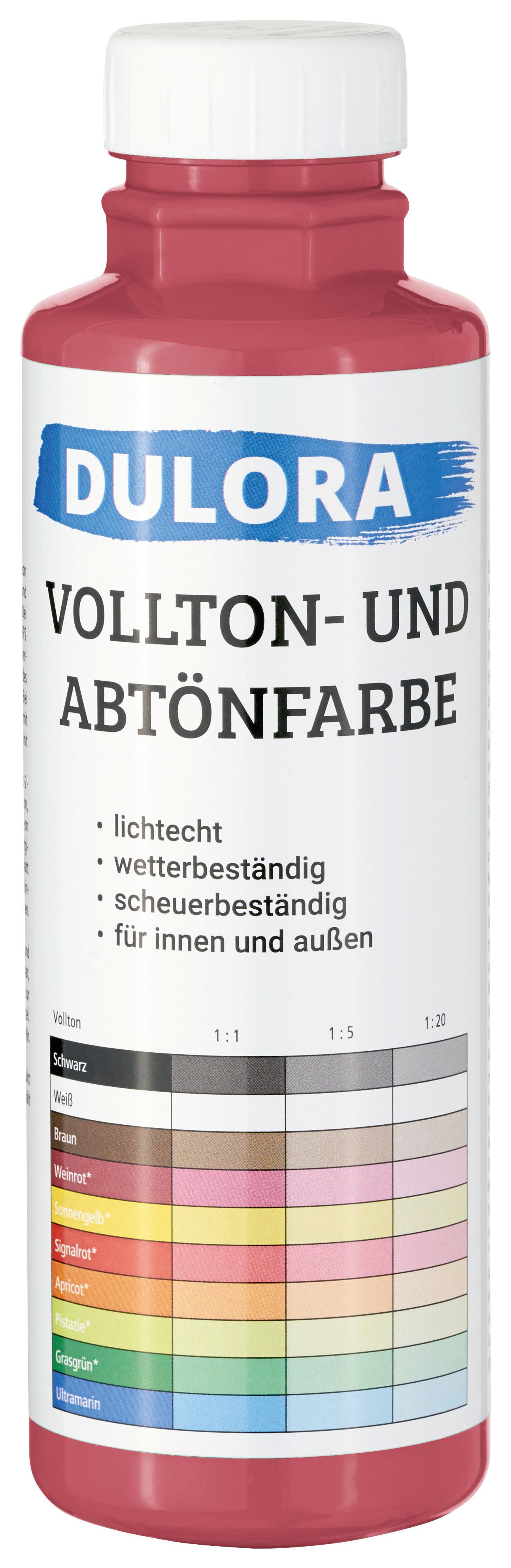 Abtönfarbe Weinrot 500 Ml Für 3 M2 Dispersionsfarbe - Weinrot, Basics (0,5l) - Dulora