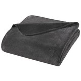 Wohndecke Hani - Dunkelgrau, MODERN, Textil (150/200cm)
