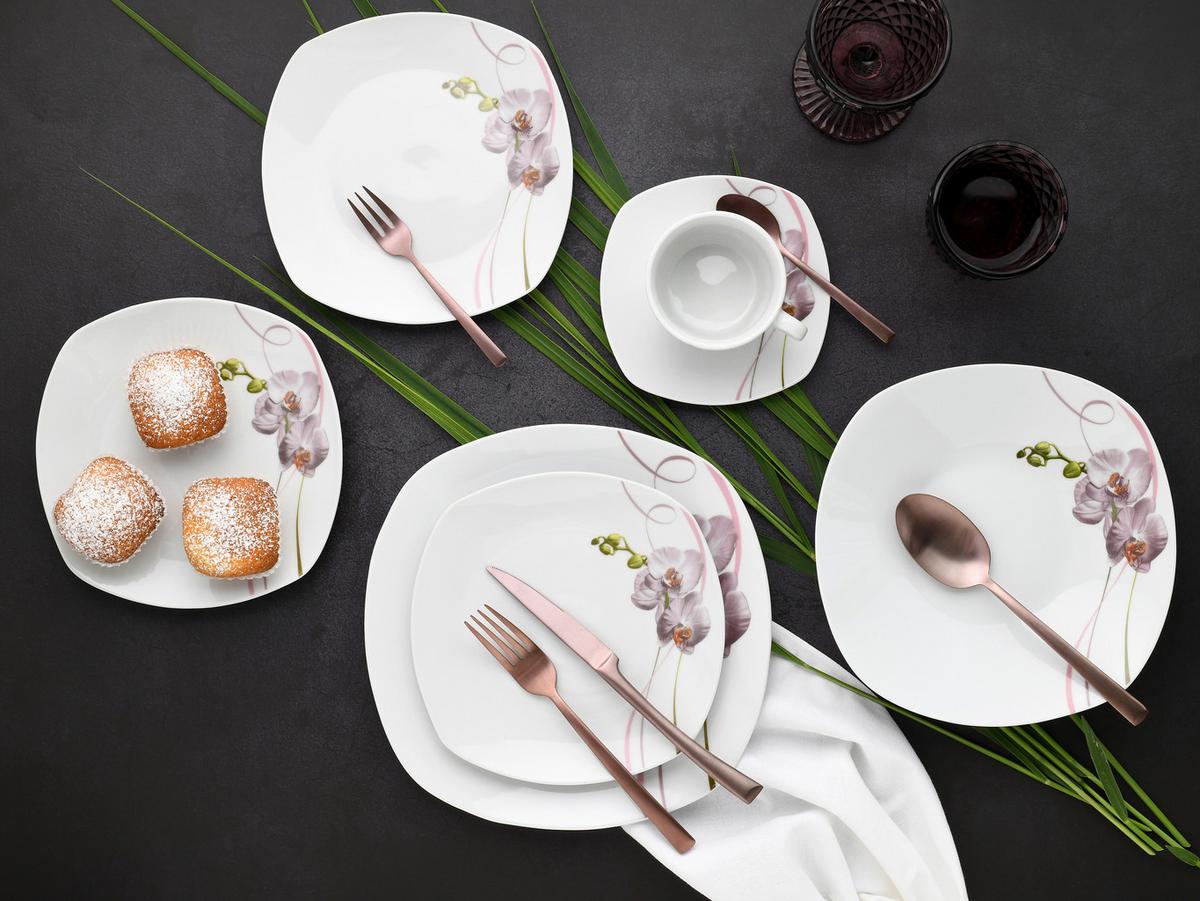 Kombinovaný servis 30-dielny - viacfarebná, Trend, keramika - Creatable