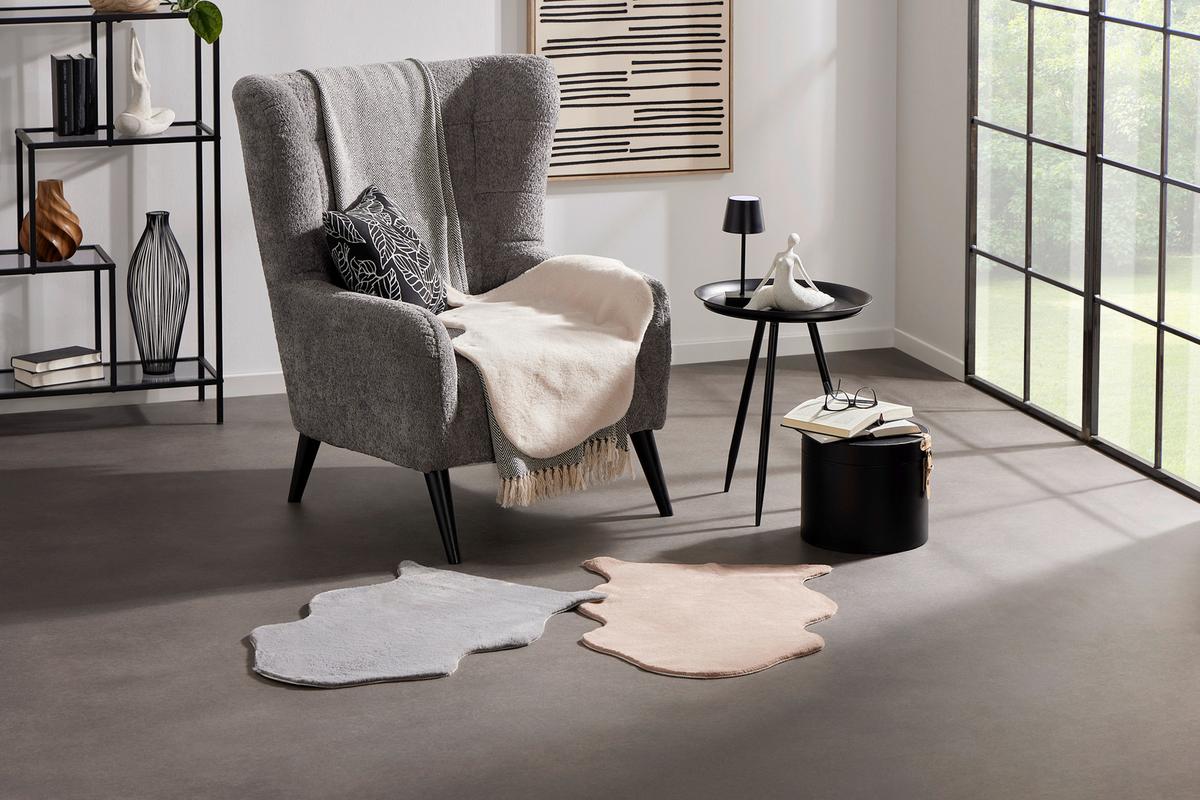Vorleger Sandfarben/Beige - Sandfarben/Beige, ROMANTIK / LANDHAUS, Textil (55/80cm) - James Wood