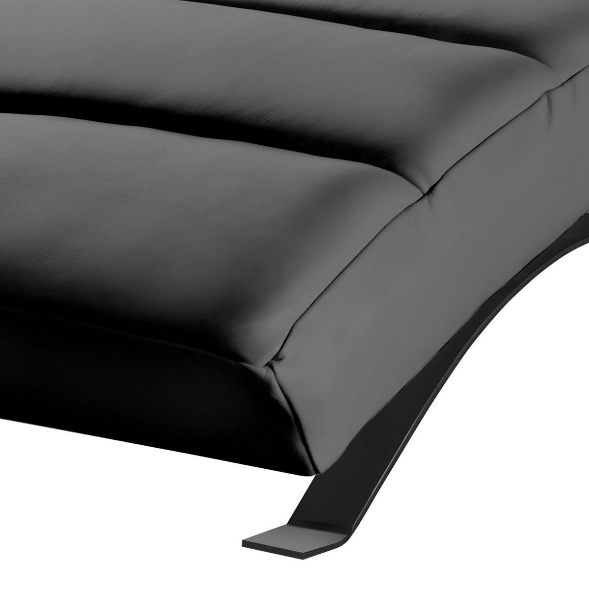 Relaxliege Swing Black Dunkelgrau B: 65 Cm - Dunkelgrau/Schwarz, Design, Textil (65/65-95/171cm) - Livetastic