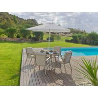 ZAHRADNÍ SESTAVA SANDRA - pískové barvy, Basics, kov/textil - Modern Living