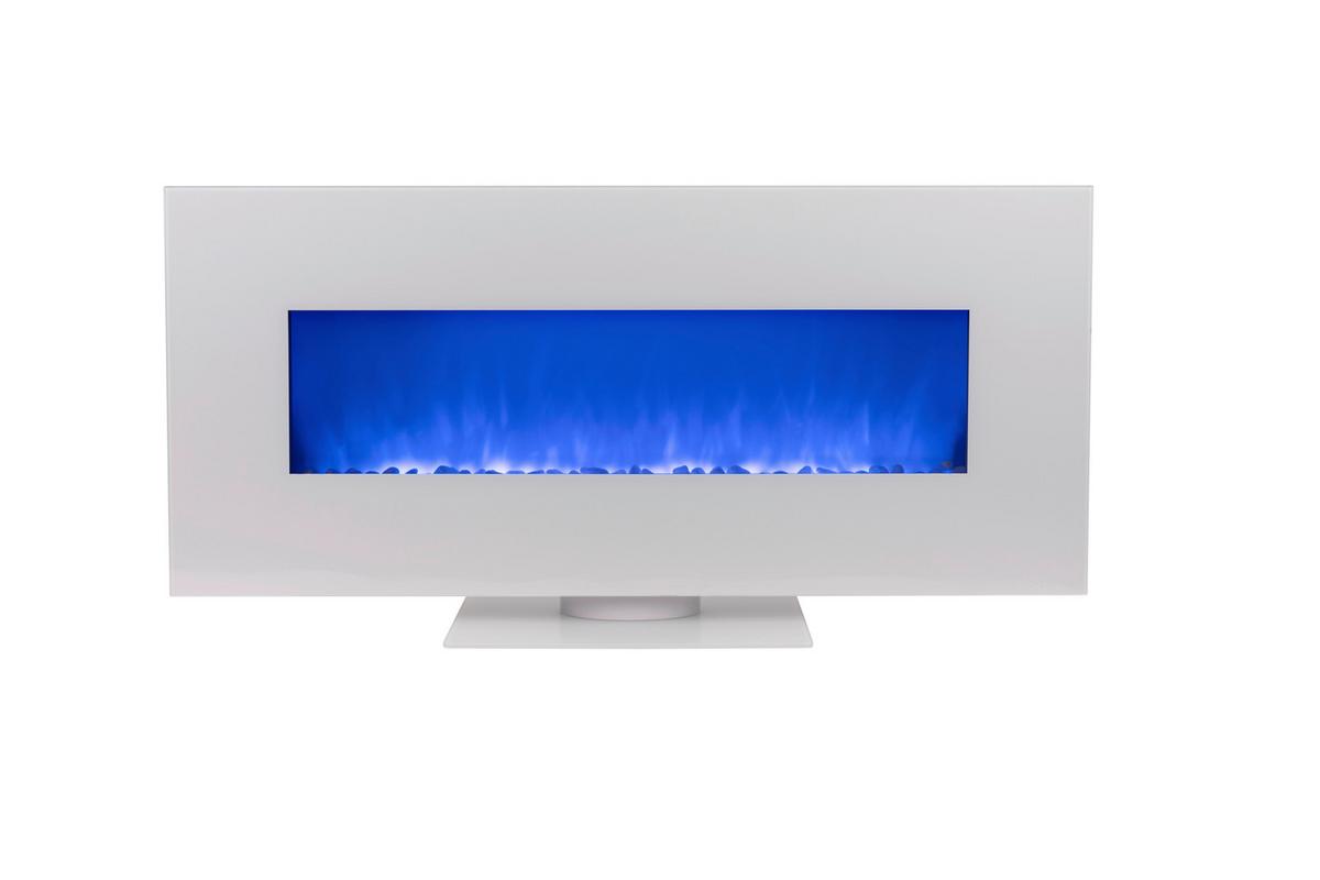 ELEKTROKAMIN B990908 - Weiß, Basics, Glas/Metall (128/61/26cm)