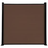 Sichtschutz Helios - Braun, MODERN, Holzwerkstoff/Kunststoff (180/180/21cm) - Beldano