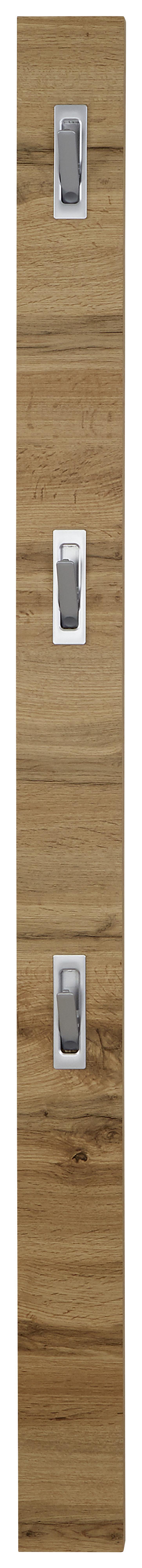 Akasztóléc Enzo - tölgyfa, Modern, faalapú anyag (12/175/2,8cm)