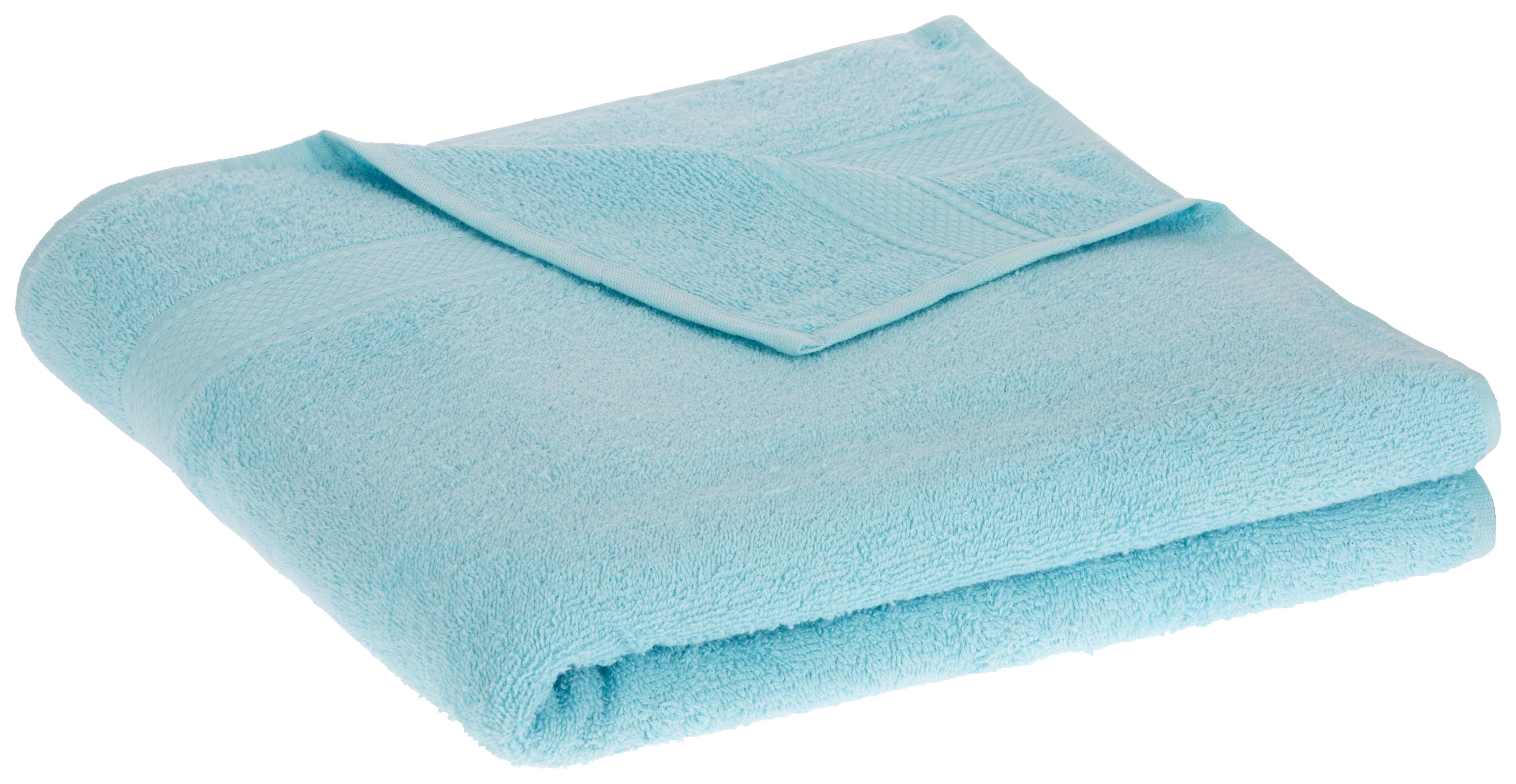 RUČNÍK DO KOUPELNY Cindy, 70/140cm, tyrkysová - tyrkysová, textil (70/140cm) - Modern Living