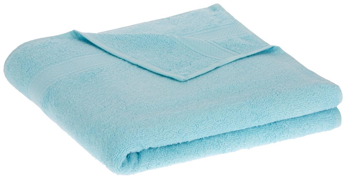 RUČNÍK DO KOUPELNY Cindy, 70/140cm, tyrkysová - tyrkysová, textil (70/140cm) - Modern Living